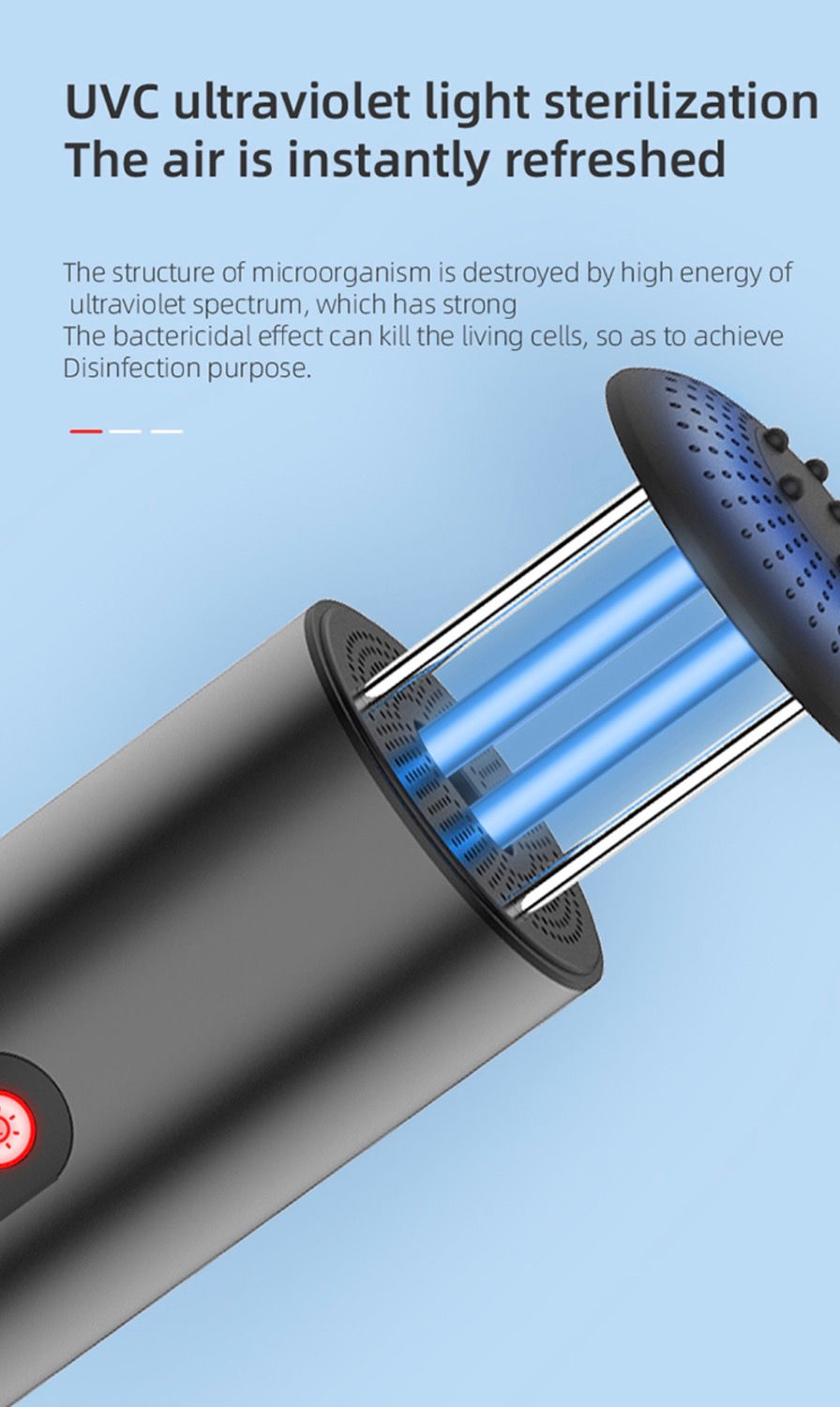 Thumbnail: Eliminate Virus Odor Air Ionizer Ozone Generator pm2.5 Air Purifier 