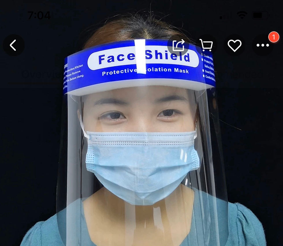 Thumbnail: 10x Face Shield Face Protector Mask Shield (FREE First Class Shipping) 
