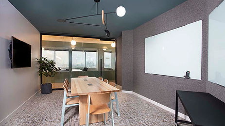 Conference rooms with with white boards.