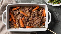 Pot Roast with Baby Carrots - Medium