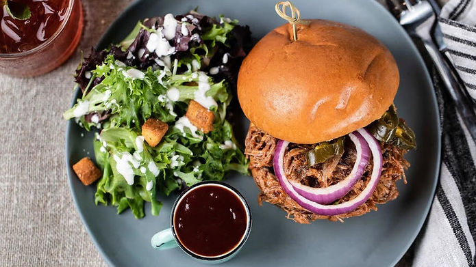 Slow Roasted Pulled Pork with BBQ Sauce - Medium