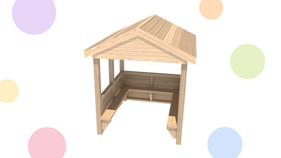 Digital render image of a Standard Playground Lodge