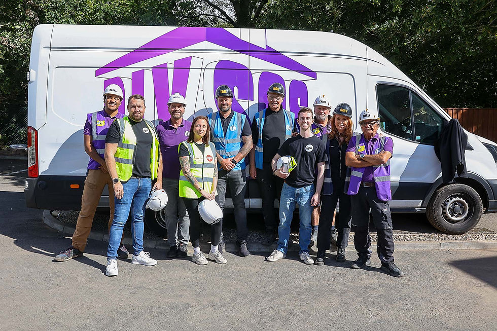 The Playground Company with the DIY SOS team!