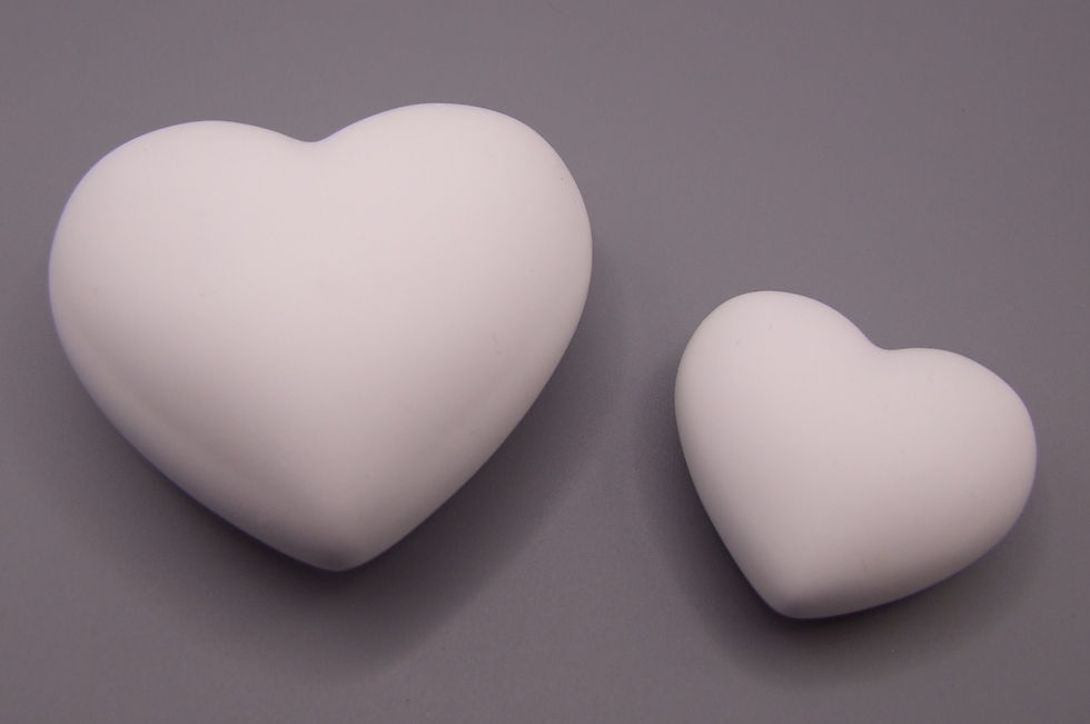 2 Herzen glatt