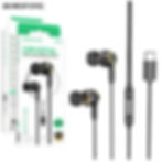 USB C lightning 3.5mm wired earphones