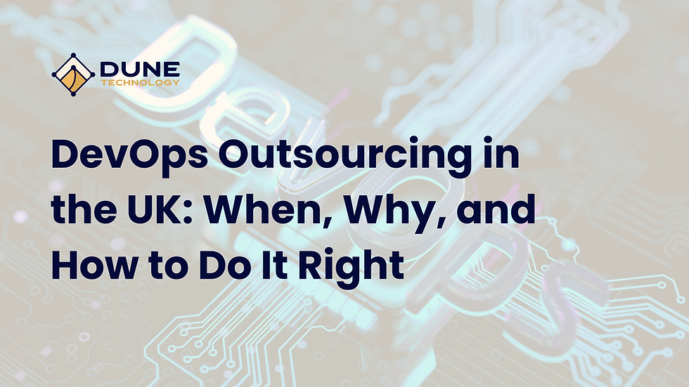 DevOps Outsourcing in the UK