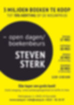 Boekenbeurs Steven Sterk: 3 miljoen boeken te koop!