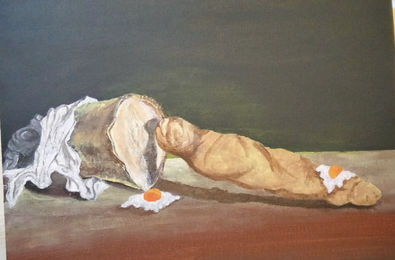 art acrylic paintings of Mallorcan items by artist Antonio Ceron Oerez