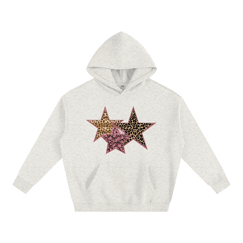 Thumbnail: Rae's LOVE Cheetah Print Star Hoodie