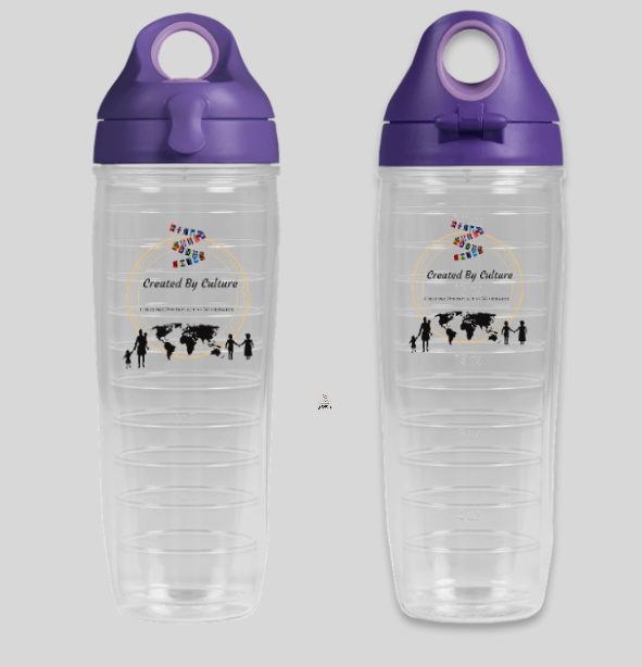 Created By Culture sports bottle (purple)