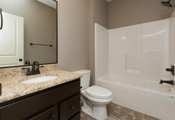 Oil Rubbed Bronze Fixtures in Bathroom