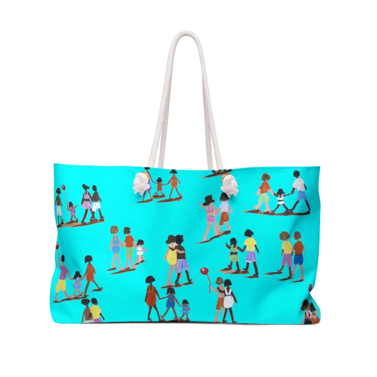 Summer Beach Canvas Tote Bag