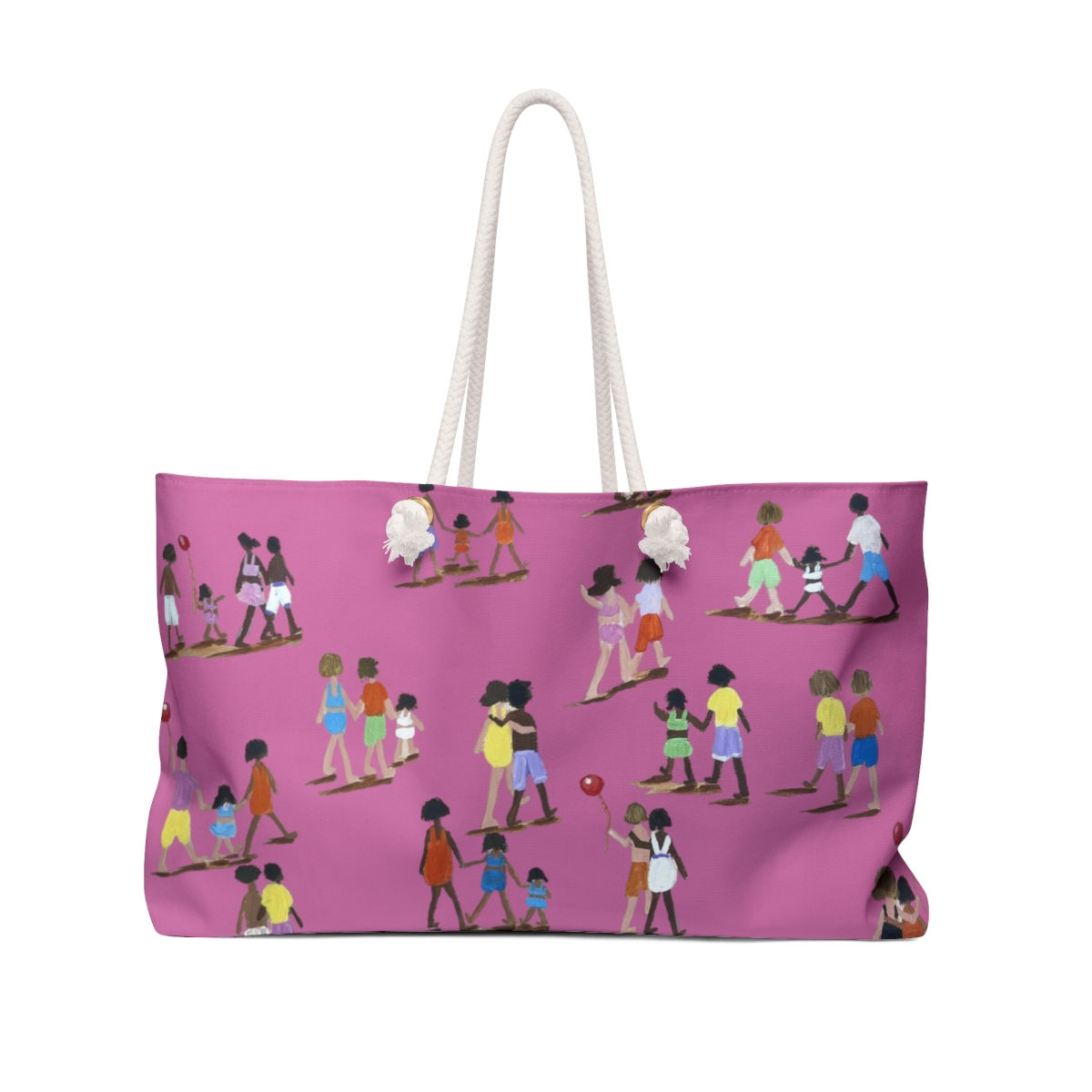 Summer Beach Canvas Tote Bag 