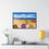 Thumbnail: Beach Series Painting - Gallery Canvas Print - Framed