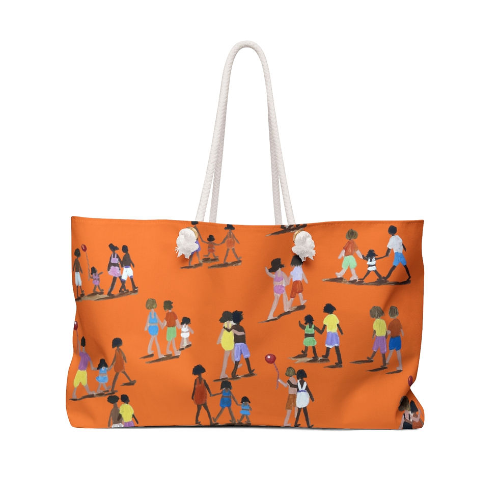 Summer Beach Canvas Tote Bag 