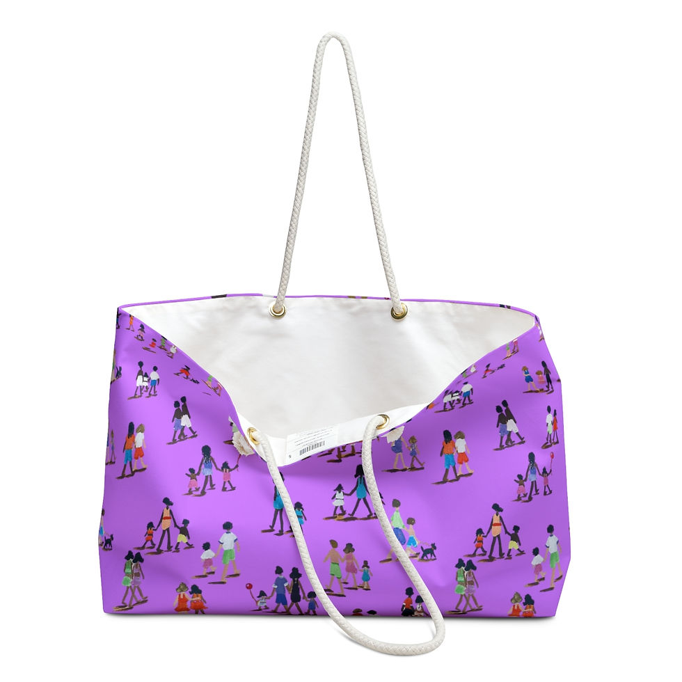 Thumbnail: Summer Together Series Resort Vacation Canvas Tote Bag 