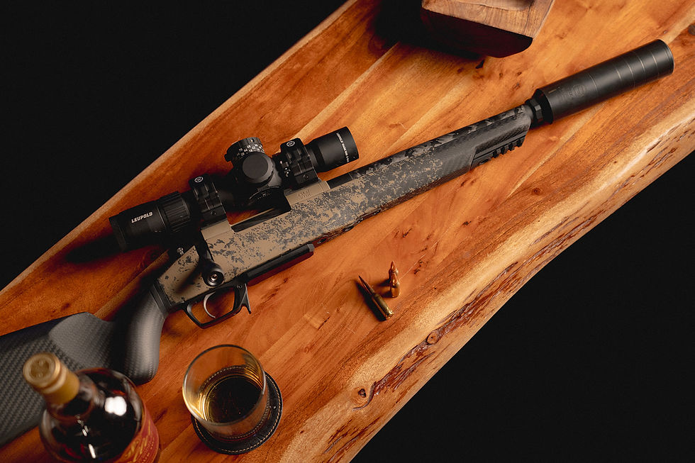 Thumbnail: Gunwerks Skunkwerks TAF 6 ARC 11.5" W 5 Boxes Ammo, Case & 6" Suppressor LIMITED
