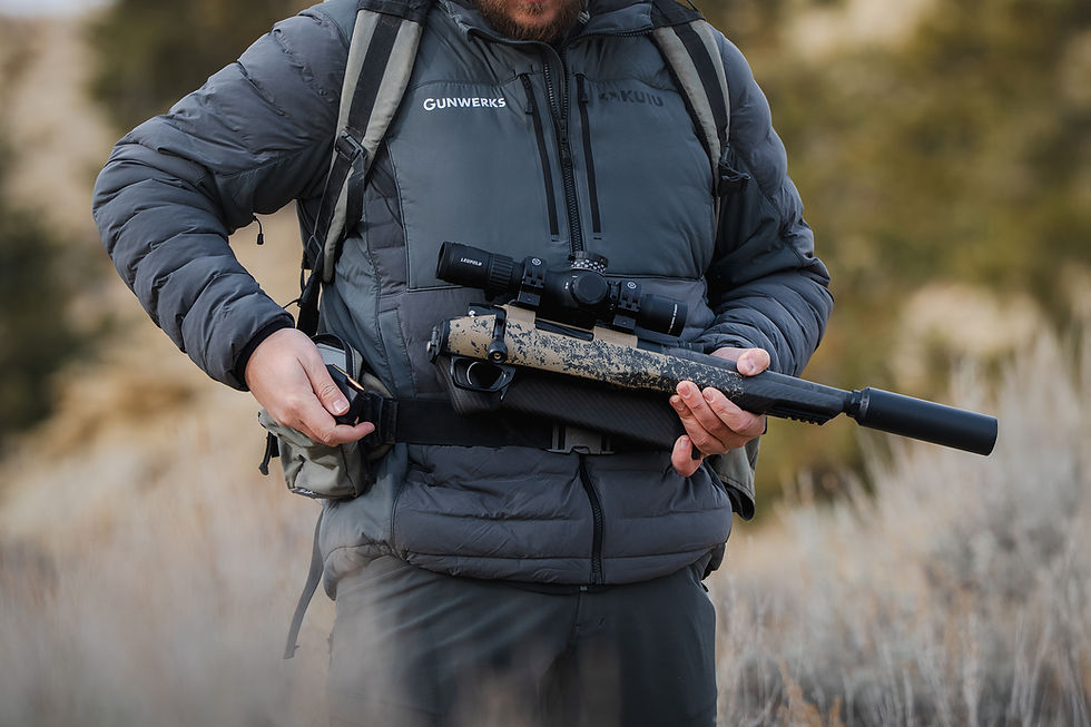 Thumbnail: Gunwerks Skunkwerks TAF 6 ARC 11.5" W 5 Boxes Ammo, Case & 6" Suppressor LIMITED