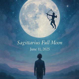 Sagittarius Full Moon lights the path forward ~ Will you take the first Step?
