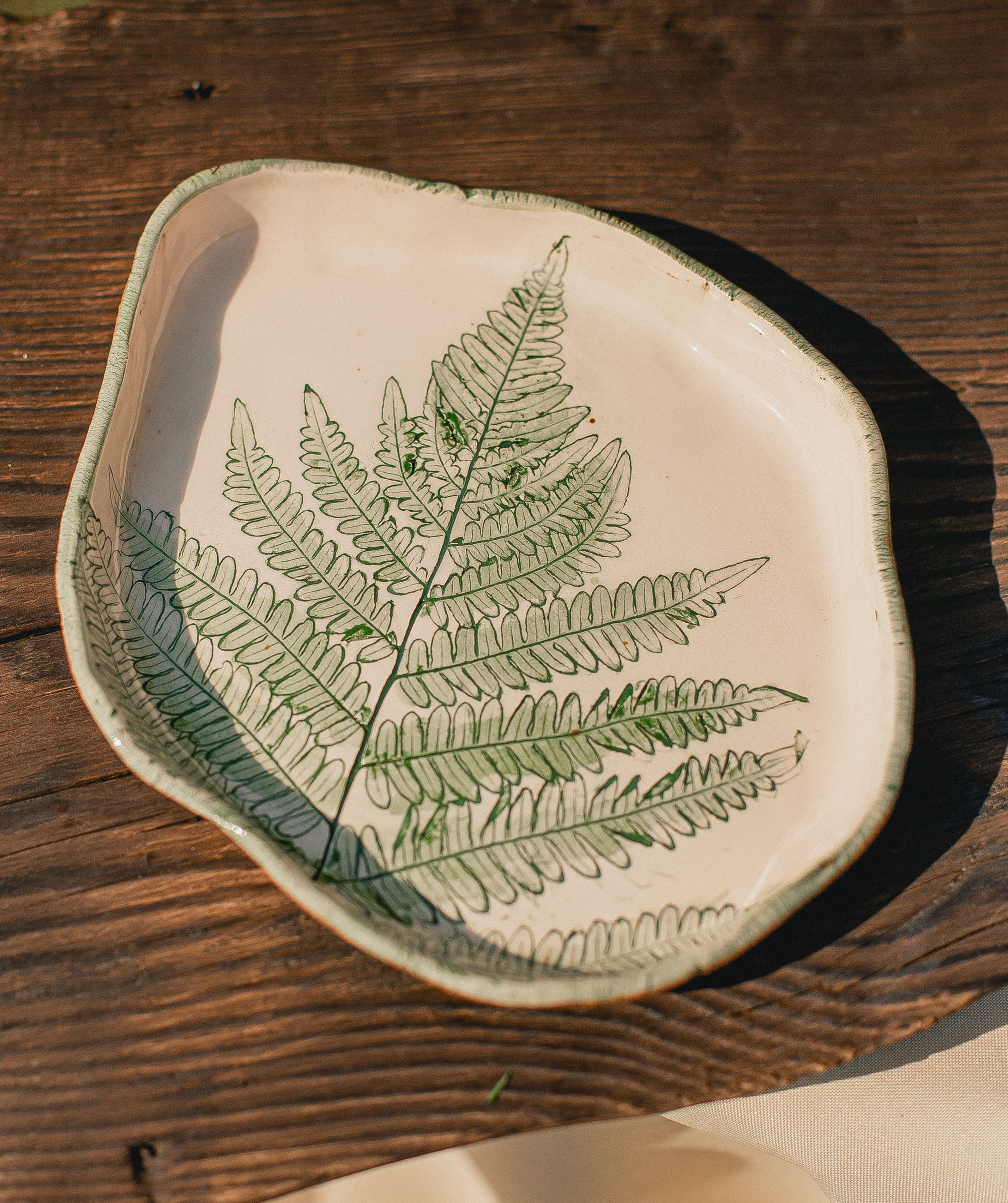 Тарілка "Папороть"