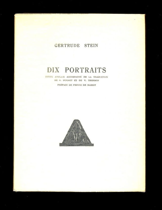 Dix Portraits, Gertrude Stein