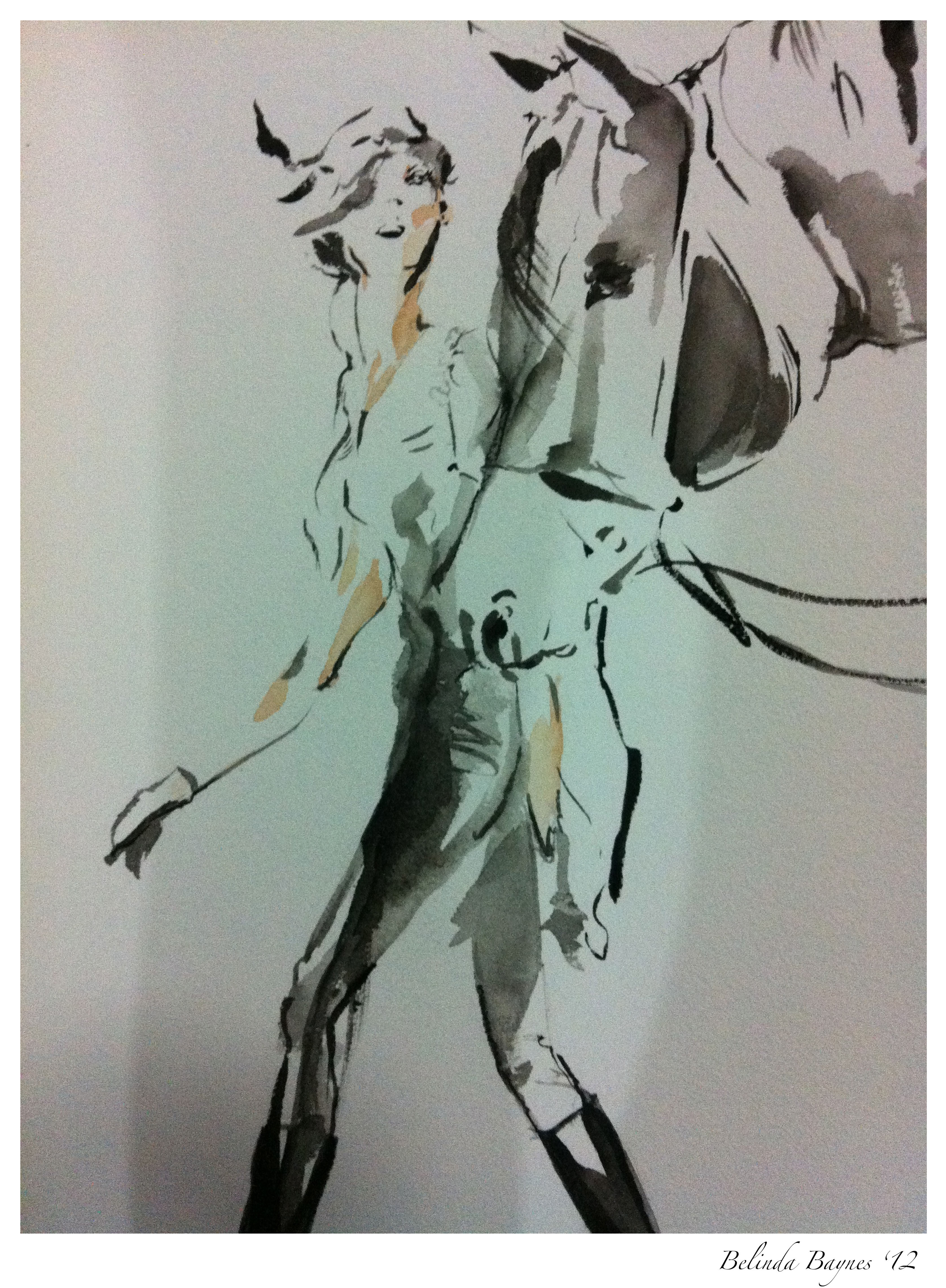 Leading horse fashion horse art by Belinda Baynes at Pony and Belle Sydney. Great horse lover gift idea.