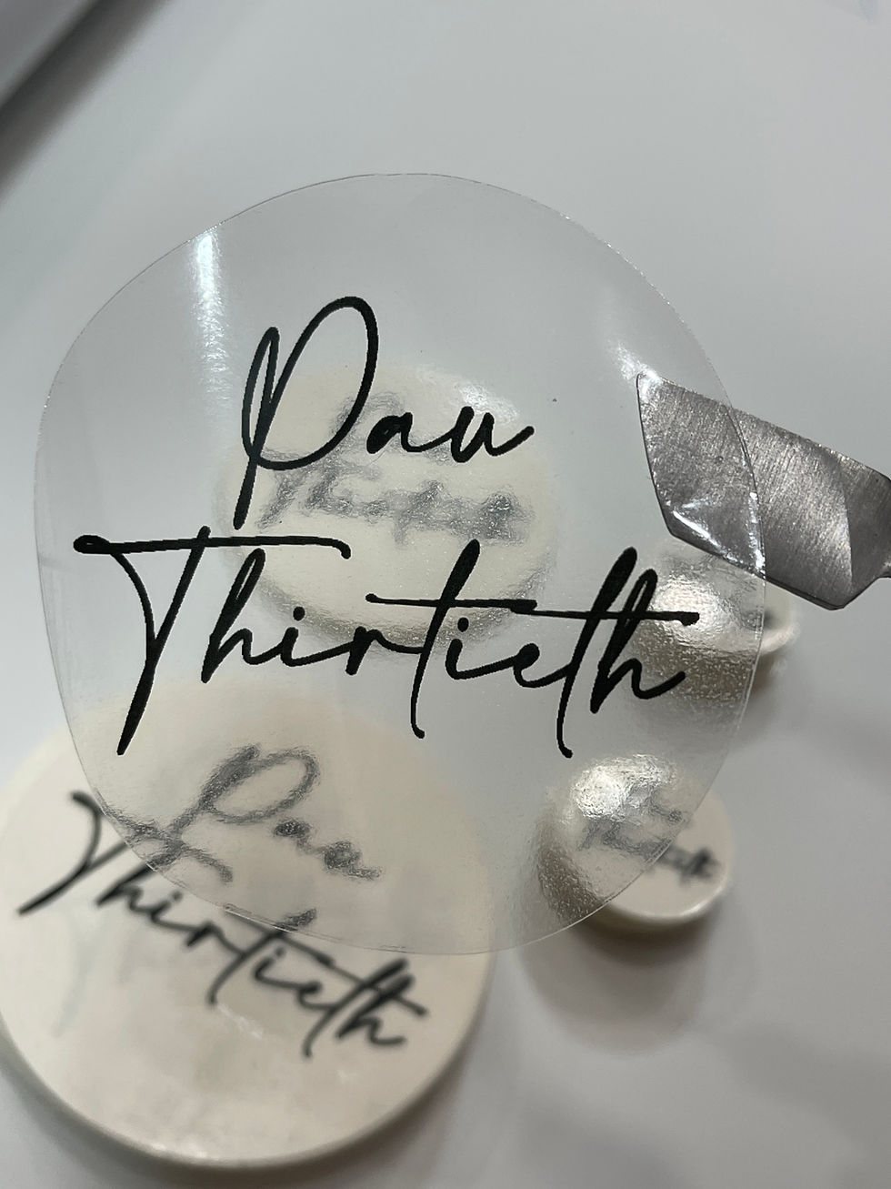 Miniatura: ETIQUETAS TRANSPARENTE CIRCULAR