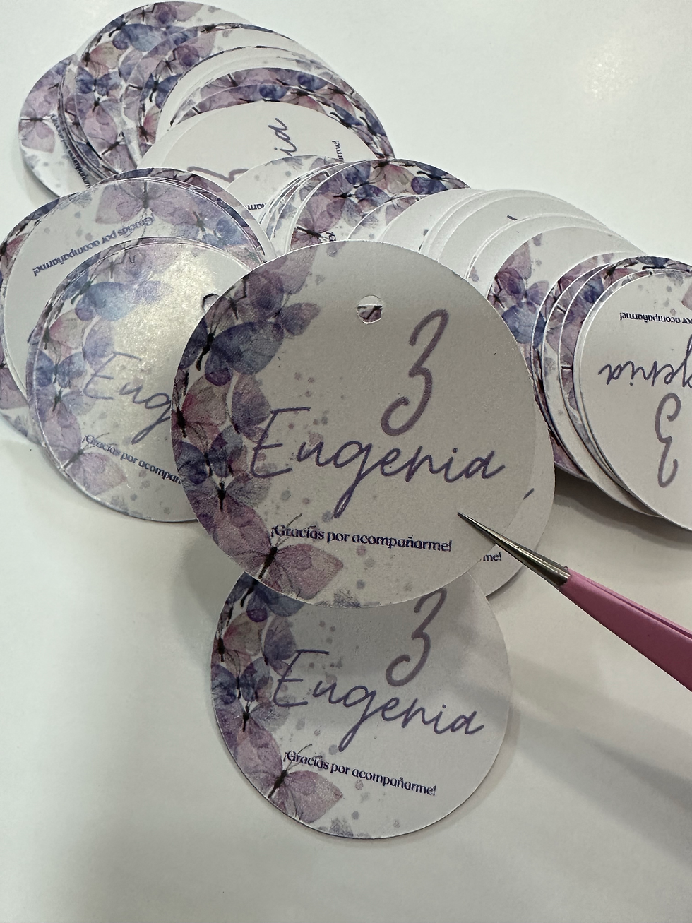 TAGS CIRCULARES SENCILLOS