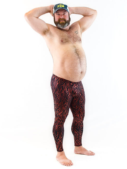 Metallic Flames Tights