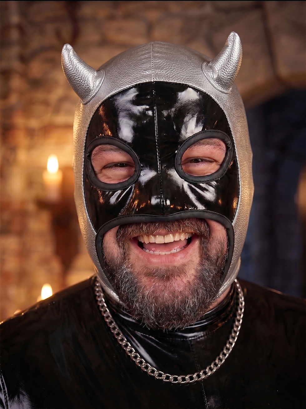 Thumbnail: Liquid Nocturne Vinyl Horned Hood