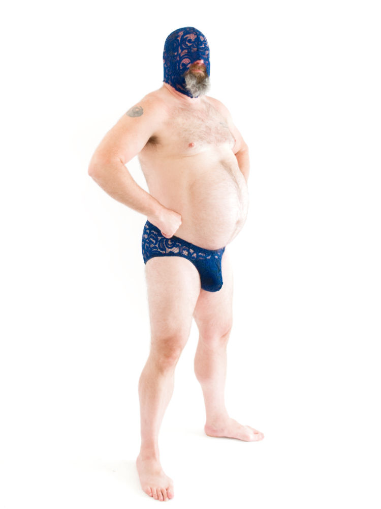 Miniatura: Stretch Lace Eyeless Hood