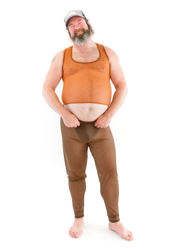 Mesh "Tummy Bear" Muscle Tank