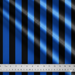 Royal & Black 2" Stripe