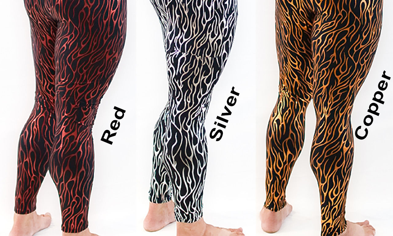 Metallic Flames Jock Strap