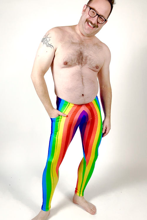 Pride Stripe Side Pocket Tights