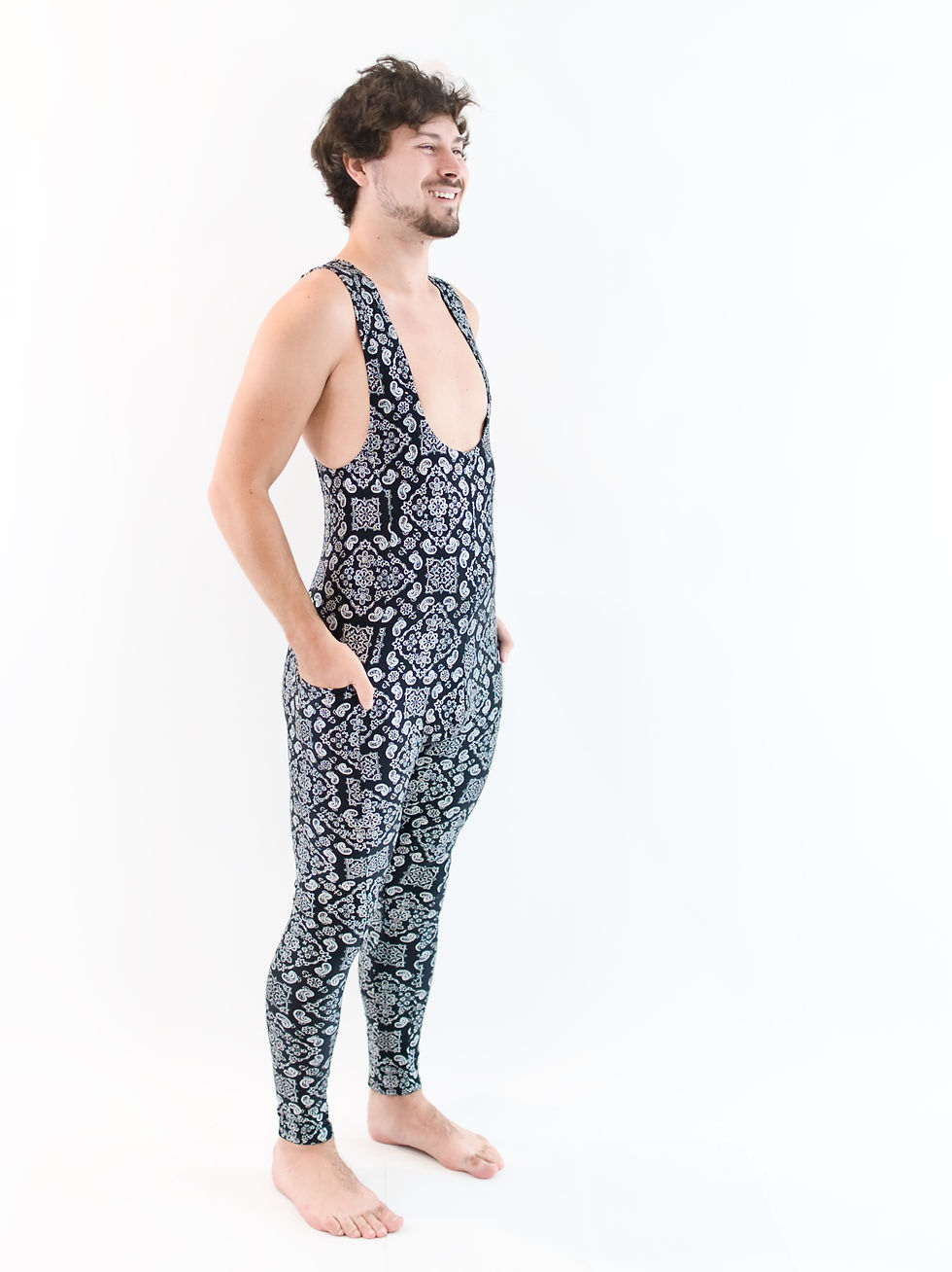 Thumbnail: Hanky Code Side Pockets Muscle Singlet