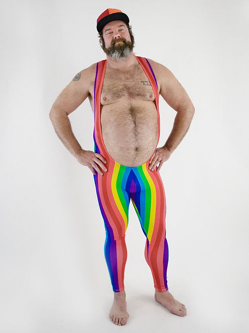 Pride Stripe Deep Scoop Singlet