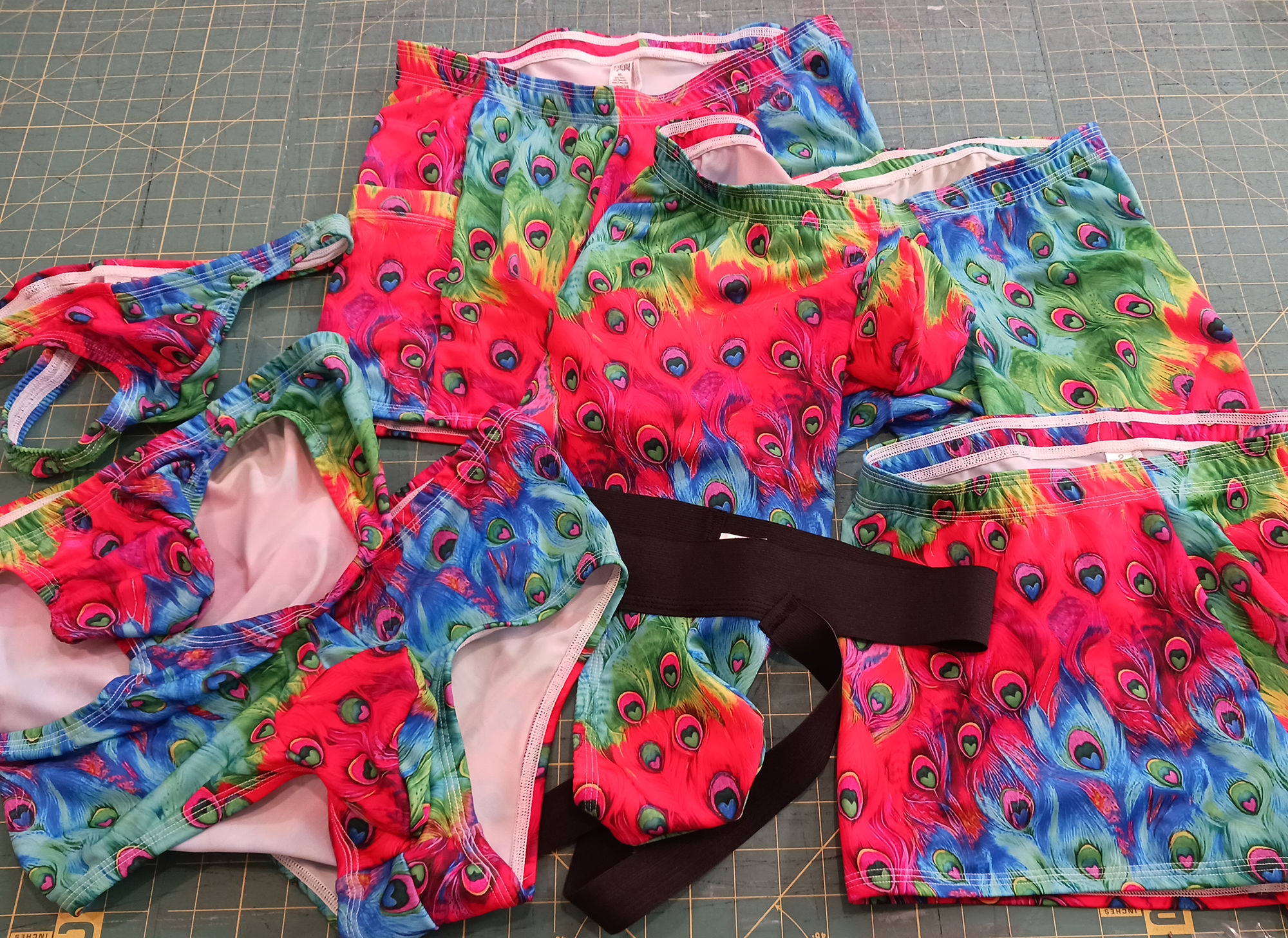 Peacock Pride Tights