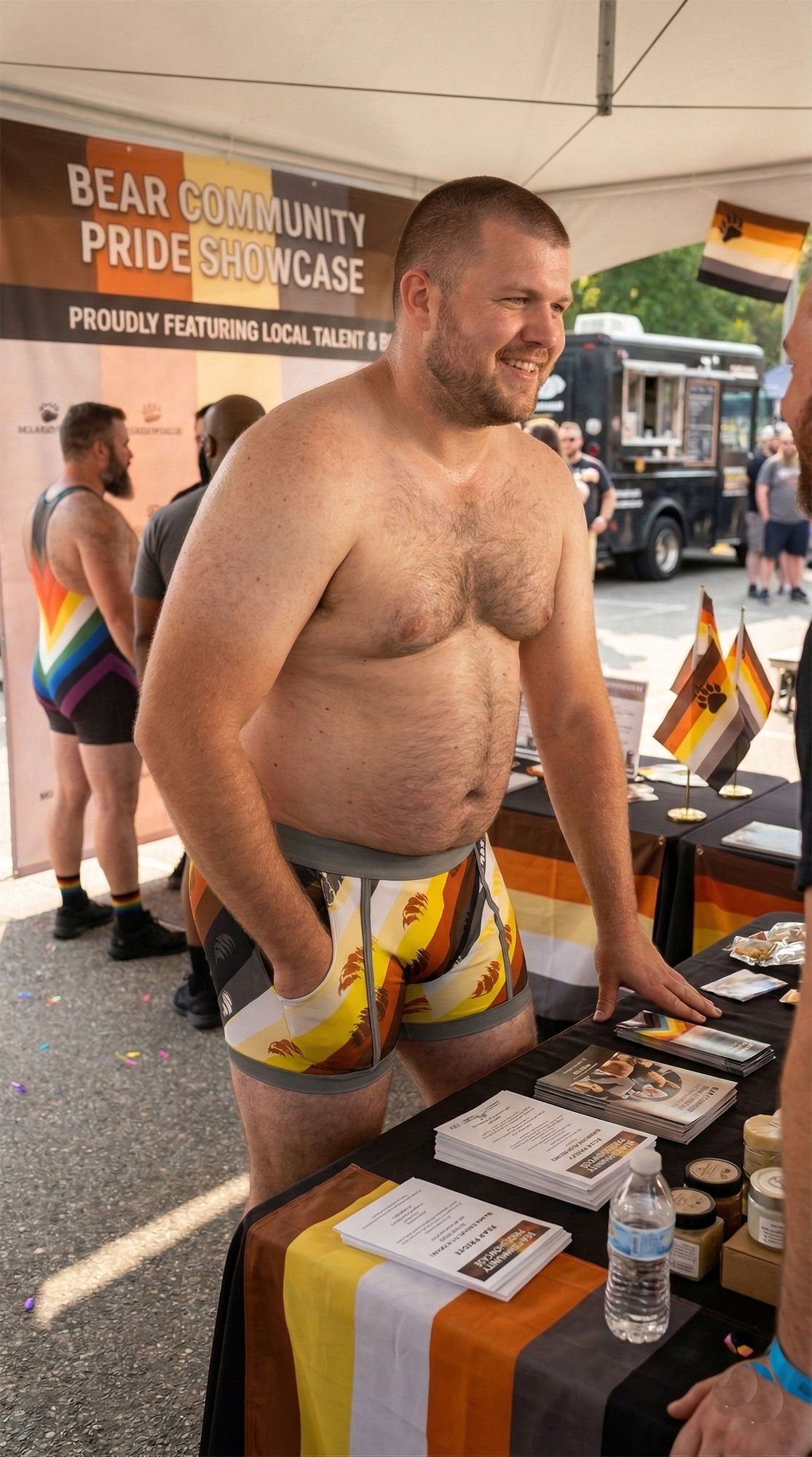 Pride Sporty Side Pockets Short