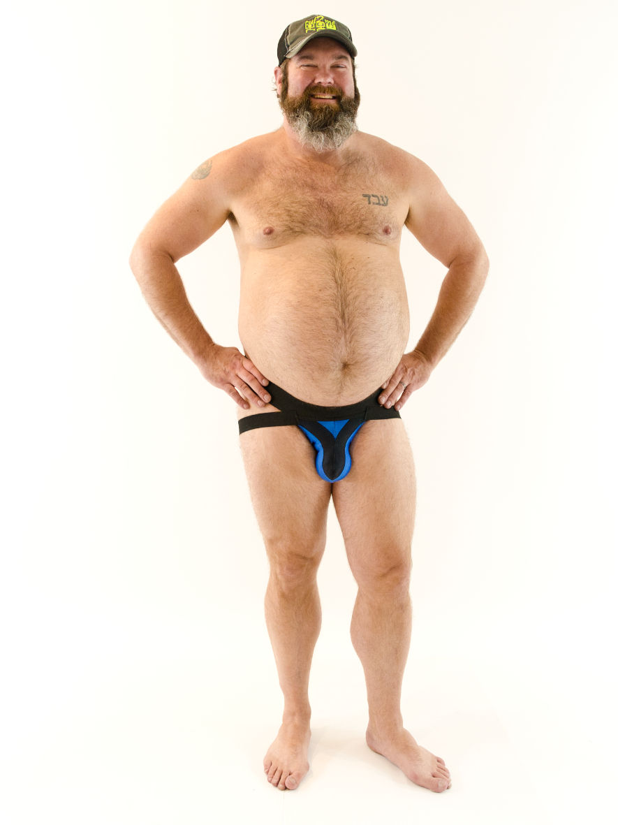 Minijatura: Mitered Stripes Jock Strap