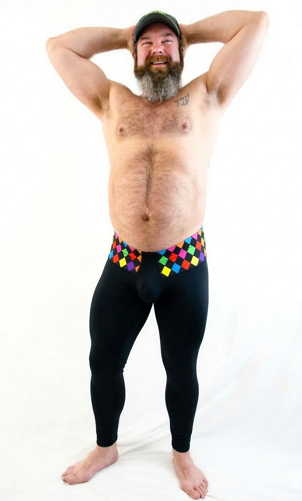 Thumbnail: Pride Print PanelPlay Yoke Lifter Pouch Tights