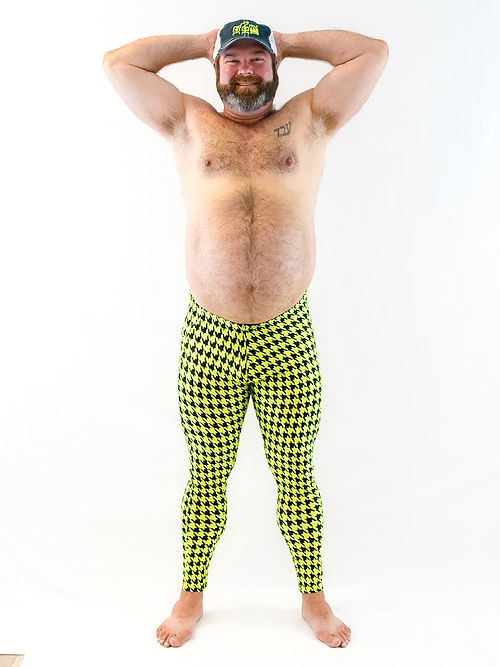 Houndstooth Side Pocket Tights
