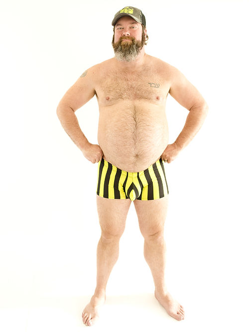 Stripes Lifter Pouch Tights