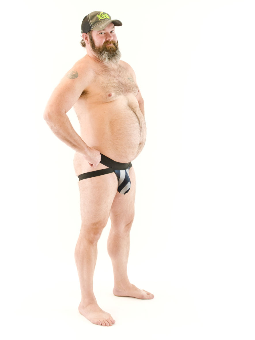 Minijatura: Mitered Stripes Jock Strap