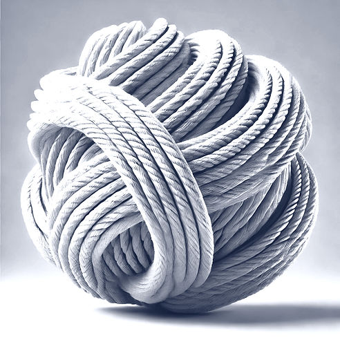 Close-up textured rope background used on North Coast Netting rope product page banner