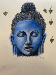 Blue Buddha.