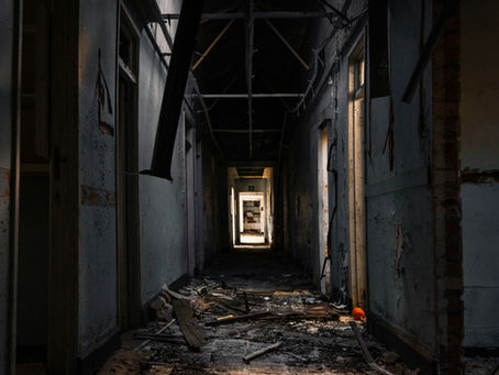 Working In The Hallway