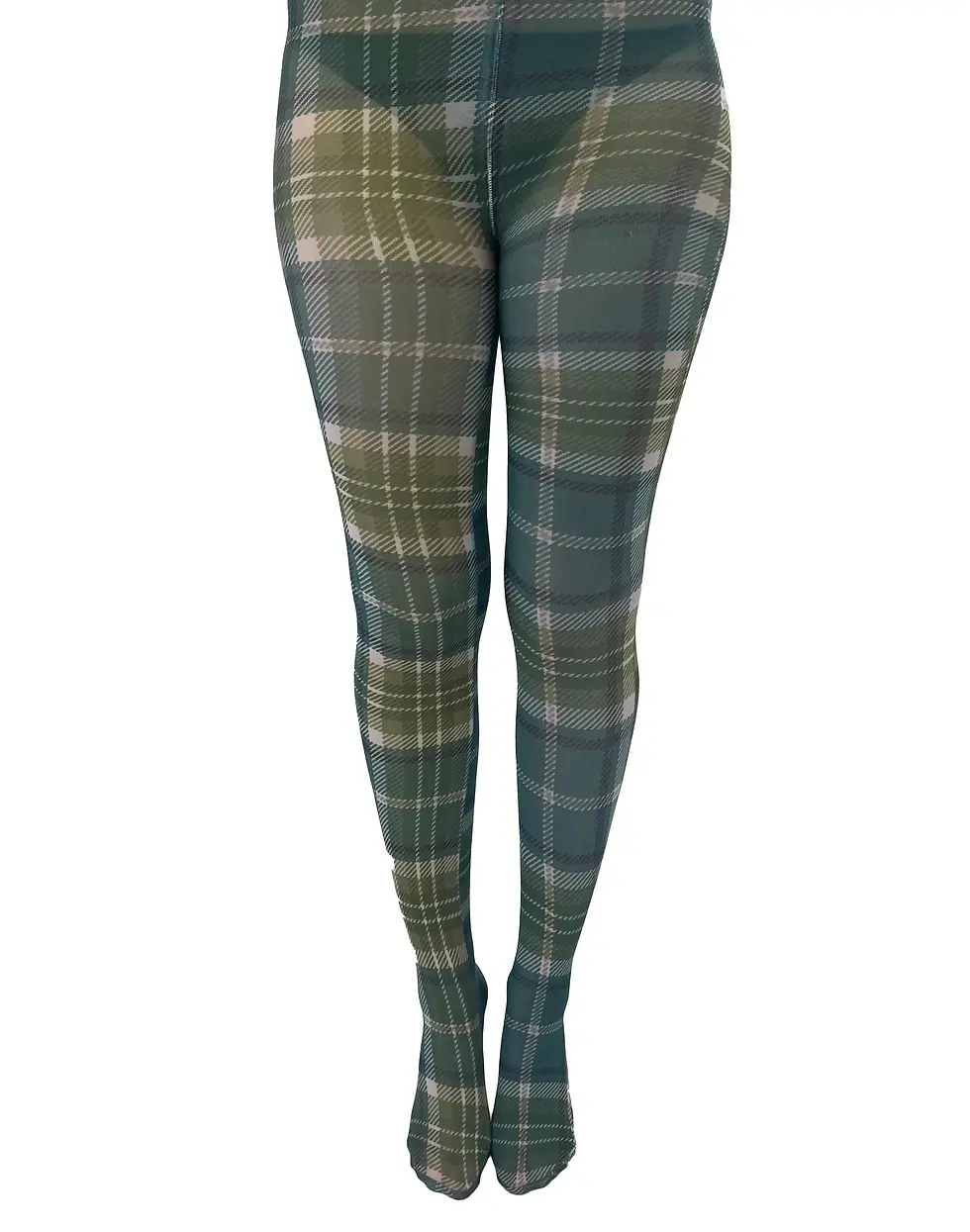 Thumbnail: Green Tartan Tights