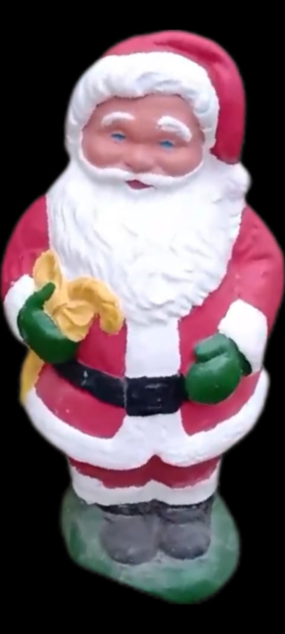 Forma de fibra de vidro papai Noel de cimento
