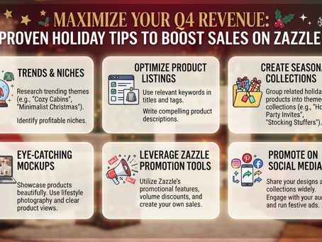 Maximize Your Q4 Revenue: Proven Holiday Tips to Boost Sales on Zazzle